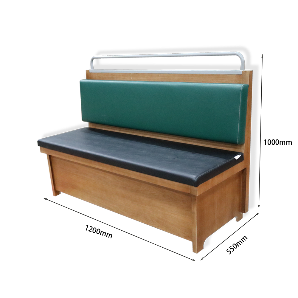 Flexible single row booth
