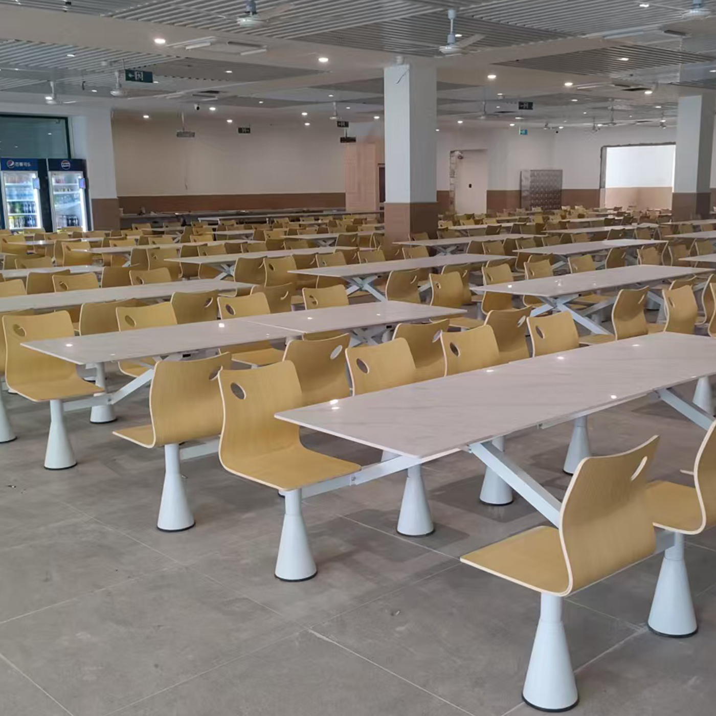 School cafeteria table and chair sets-4