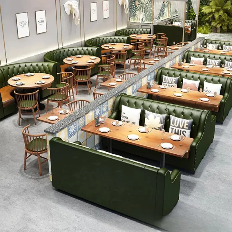 Single Row Restaurant Booths-2 Single Row Restaurant Booths-2