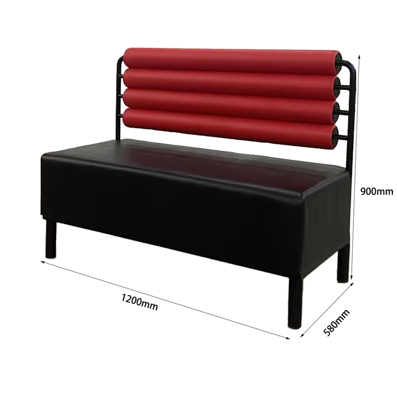 Round Backed Single Row Booth