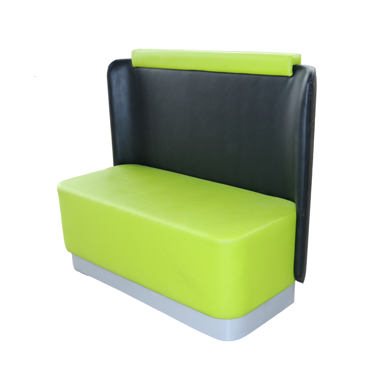 Wooden single row booth